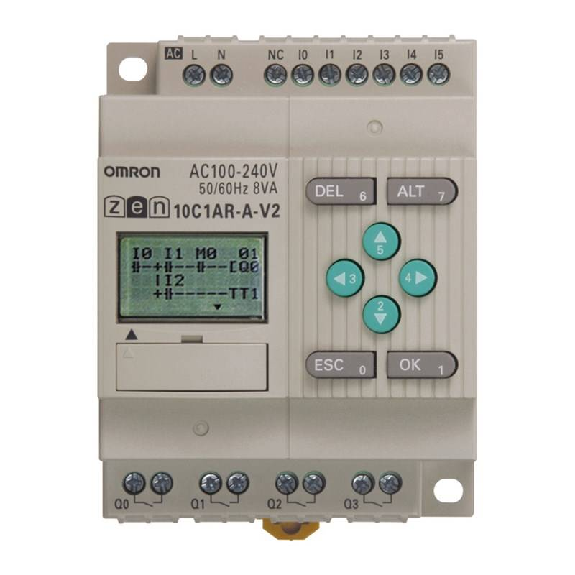 Bloc logique programmable 6E/4S RELAIS 100-240VAC-Lire la description