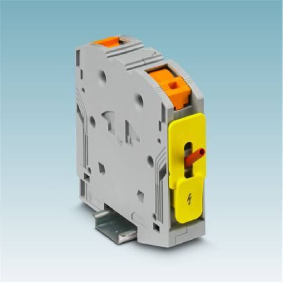 Bloc de jonction simple, Push-in, 6mm² - 35mm², gris-Lire la description