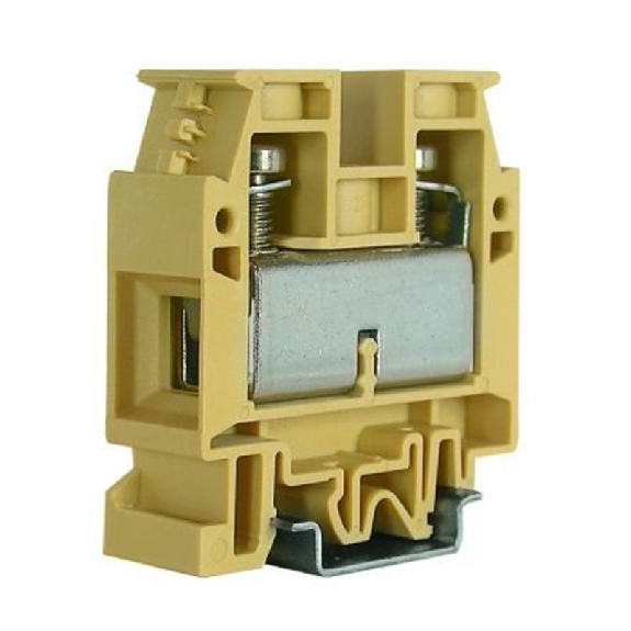 Bloc de jonction de passage, à vis, 50mm², 150A, 1000V, beige (B9)-Lire la description