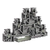 Bloc de jonction de passage à 3 étages, à vis, 2.5 mm², gris