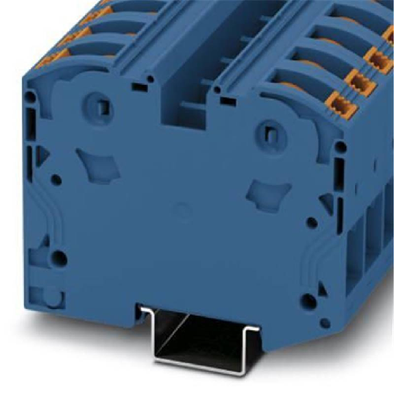 Bloc de jonction simple, Push-in, 6mm² - 35mm², bleu-Lire la description
