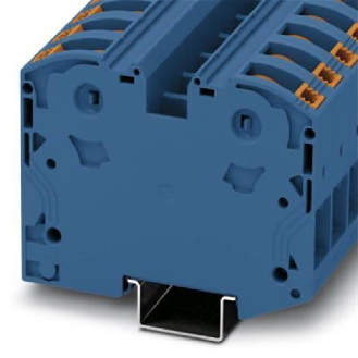 Bloc de jonction simple, Push-in, 6mm² - 35mm², bleu-Lire la description