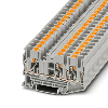Bloc de jonction simple, Push-in, 0,5 - 10mm², gris