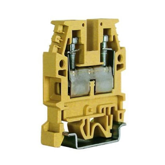 Bloc de jonction de passage, à vis, 6mm², 41A, 1000V, beige (A5)-Lire la description