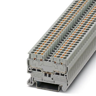 Bloc de jonction simple, Push-in, 0,14 - 2,5mm², gris-Lire la description
