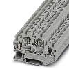 Bloc de jonction à 2 étages, à ressort, 0,08 - 1,5 mm², gris