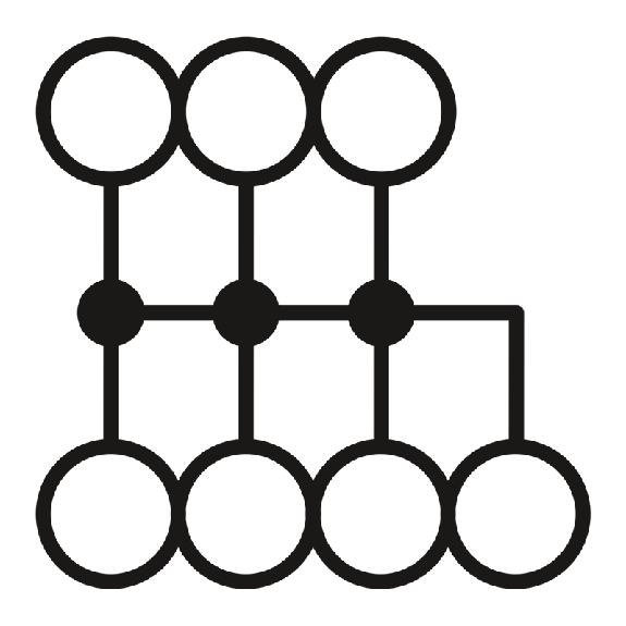 Bloc distributeur, 7 connexions, Push-in, 0,14 - 2,5 mm², gris-Lire la description