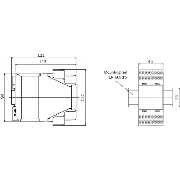 Bloc logique de surveillance de vitesse 24V DC-Lire la description