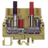 Bloc de jonction sectionnable à curseur, à vis, 6mm², beige