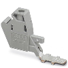 Bloc de jonction de dérivation, à vis, l x h 8,2 x 34,7 mm, gris