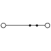 Bloc de jonction simple, Push-in, vissé, 0,14mm² - 4mm², gris