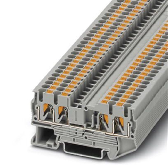 Bloc de jonction simple, Push-in, 0,14 - 4 mm², gris-Leggi tutto