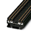 Bloc de jonction simple, Push-in, 0,14 - 1,5mm², noir