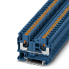 Bloc de jonction simple, Push-in, 0,5 - 10mm², bleu