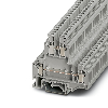Bloc de jonction à 2 étages, à vis, 0,2 - 4 mm², gris