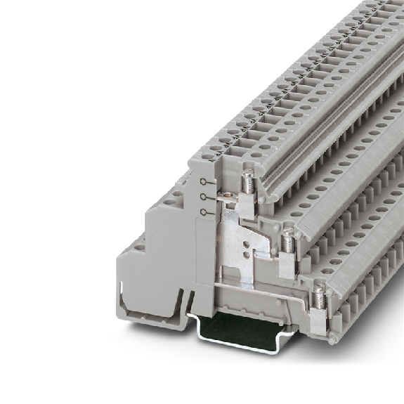 Bloc de jonction pour capteurs/actionneurs, 0,2 - 4 mm², à vis, gris-Leggi tutto