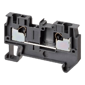 Borne simple étage 4.0mm², Push-In +, gris foncé, 2 pts de connexion-Lire la description