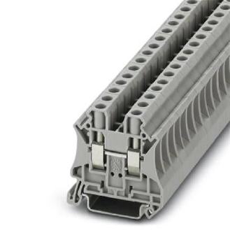 Bloc de jonction simple, vissé, 0,2mm² - 10mm², gris-Lire la description