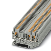 Bloc de jonction simple, Push-in, 0,14 - 4mm², 24A, 800V, gris