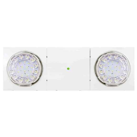 Bloc forte puissance 2 spots à Leds; SATI 1000lm-1h-IP65-IK03 Bloc forte puissance 2 spots à Leds; SATI 1000lm-1h-IP65-IK03-Lire la description