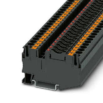 Bloc de jonction-fusibles C, Push-in, 0,5 - 10 mm², 30 A, 12 V, noir-Lire la description
