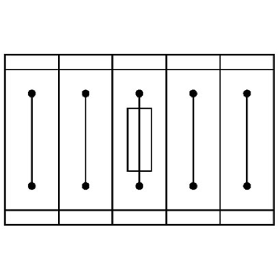 Bloc de jonction-fusibles C, Push-in, 0,5 - 10 mm², 30 A, 12 V, noir-Lire la description
