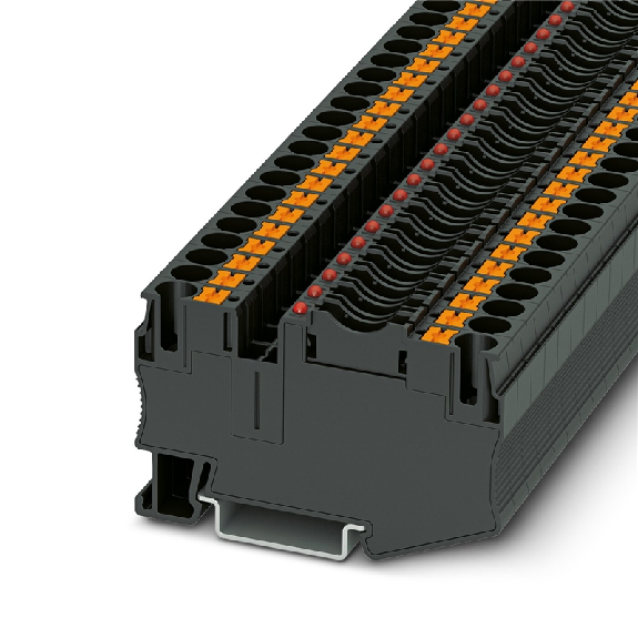 Bloc de jonction-fusibles C, Push-in, 0,5 - 10 mm², 30 A, 12 V, noir-Lire la description
