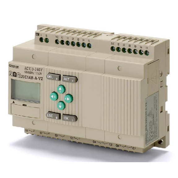 Bloc logique programmable 12E/8SR 12/24VDC-Lire la description