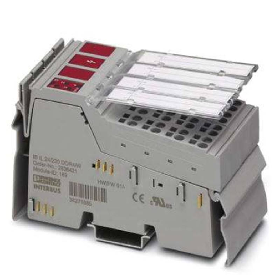 Bloc de jonction 4 sorties relais, 24Vdc / 230Vac, 3A, IP20, Inline-Lire la description