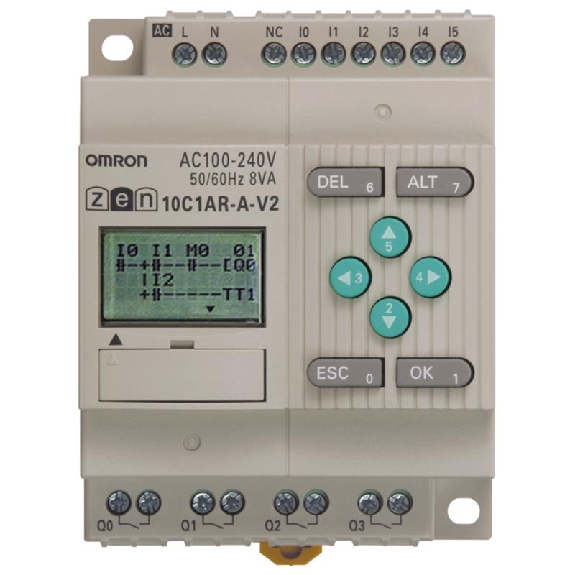 Bloc logique programmable 6E/4S RELAIS 110/220VAC-Lire la description