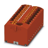 Bloc distributeur, 19 connexions, Push-in, 0,14 - 4 mm², rouge