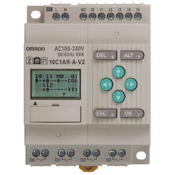 Bloc logique programmable 9 E/S 110/220 VAC RELAIS CONS RS485 Bloc logique programmable 9 E/S 110/220 VAC RELAIS CONS RS485-Lire la description