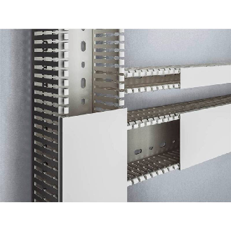 Goulotte de câblage horizontale TS 50x-x80mm (LxHxP)-Lire la description