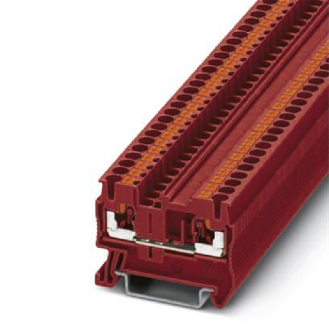 Bloc de jonction simple, Push-in, 0,14 - 4mm², 24A, 800V, rouge-Lire la description