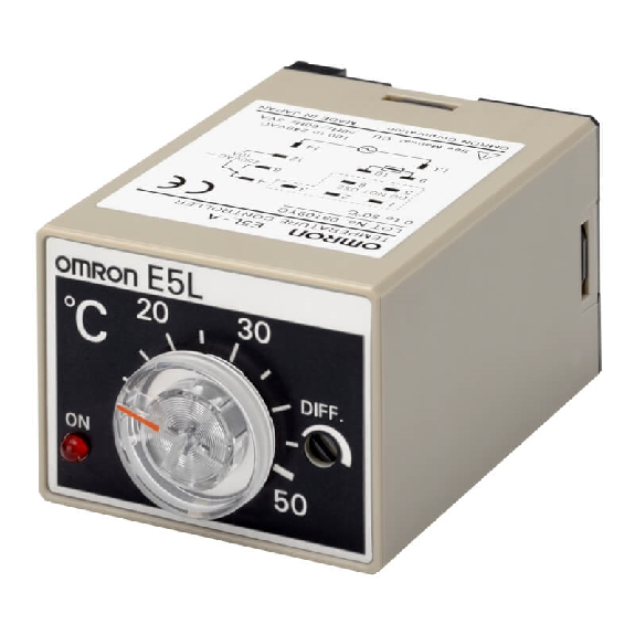 Thermostat analogique 35x45mm, 0 à +100 °C, capteur inclus-Lire la description
