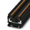Bloc de jonction simple, Push-in, 0,5 - 10mm², noir