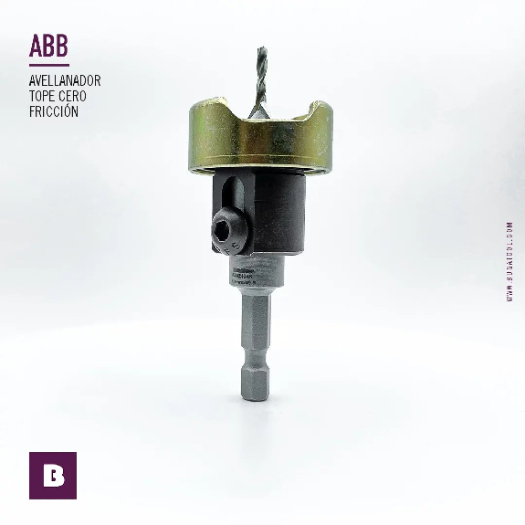 Avellanador con Broca HSS cero fricción con tope PRO - ABB3204S-Leer más