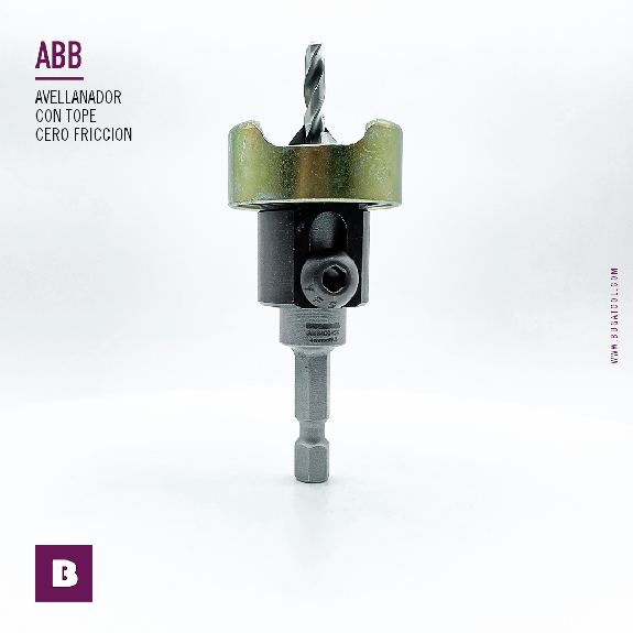 Avellanador con Broca HSS cero fricción con tope PRO - ABB3204S-Leer más