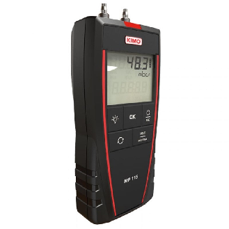 Micromanomètre portable, capteur de pression intégré 0 à ± 500 mbar-Lire la description
