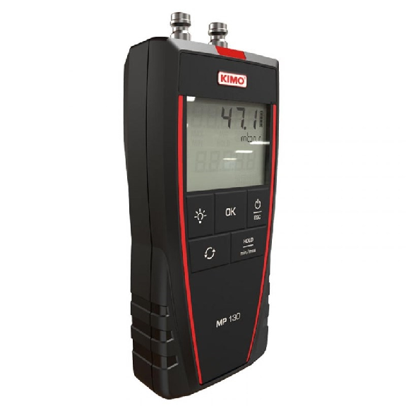 Micromanomètre portable pour l'étanchéité réseau de gaz +/- 500 mBar-Lire la description