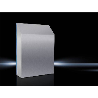 Capot de protection IP56 en inox 350x480x110mm (LxHxP)-Lire la description
