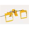 Protection pour meuleuse avec double écran en polycarbonate Protection pour meuleuse avec double écran en polycarbonate