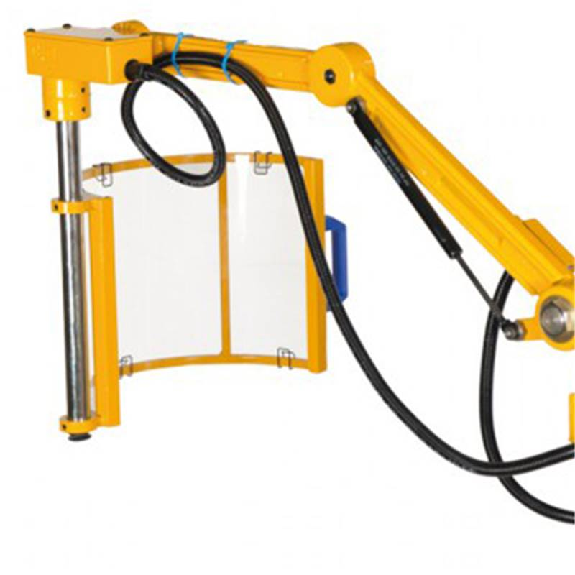 Protecteur pour fraiseuses polycarb. sans éclairage Ø450mm, à droite Protecteur pour fraiseuses polycarb. sans éclairage Ø450mm, à droite-Lire la description