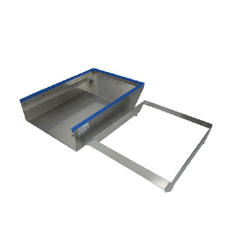Capot de protection IP56 en inox 282x390x85mm (LxHxP)-Lire la description