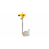 Protecteur de perceuses avec microrupteur 120xh200mm Polyc. 4mm