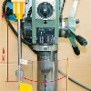 Protecteur de perceuses avec microrupteur 120xh200mm Polyc. 4mm