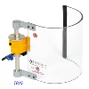 Protecteur de perceuse avec microrupteur (170xh200mm Polyc. 5mm)