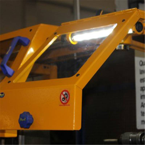 Protecteur pour tours polycarbonate fix. arrière avec microrupteur-Lire la description