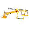 Protecteur réglable pour tours polycarb. Ø300mm largeur 240mm Protecteur réglable pour tours polycarb. Ø300mm largeur 240mm