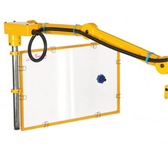 Protecteur pour fraiseuses polycarb. sans éclairage Ø450mm, à droite Protecteur pour fraiseuses polycarb. sans éclairage Ø450mm, à droite-Lire la description